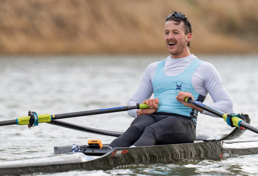 5th place M1x- Jack Burns of Edinburgh University BC & Leander RC in a WinTech Racing Cobra 1x
