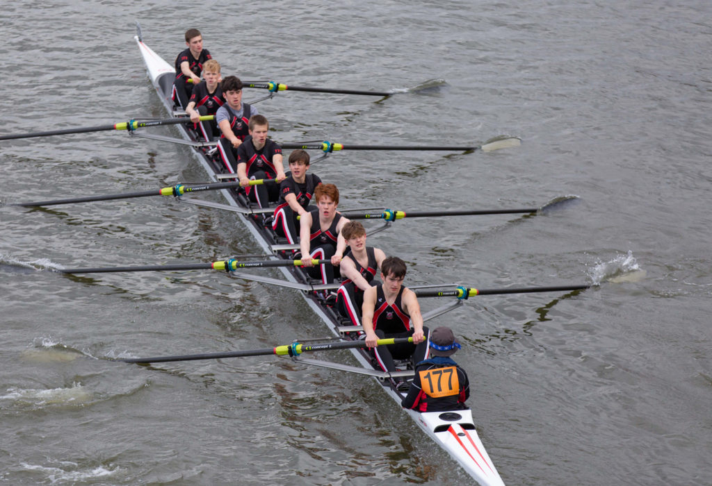 First J15 8+ Pennant Winner at Schools Head of the River